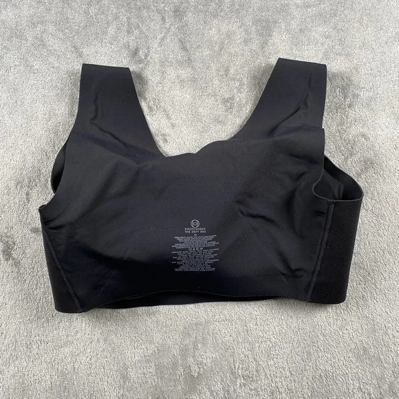 EVELYN BOBBIE The Defy Bra Womens Sz M Black Seamless Support EB Core Wirefree - Picture 6 of 11